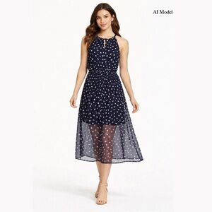 Maison Jules - Sleeveless A-Line Printed Core Mixie Dress